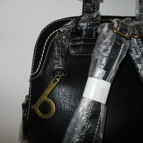 *b.o.c. Black Backpack with Signature Key Fob Accent Stitching - Picture 4 of 8